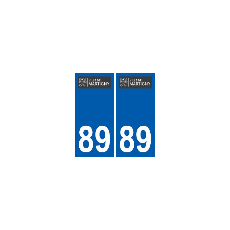 89 Auxerre logo adesivo piastra adesivi città