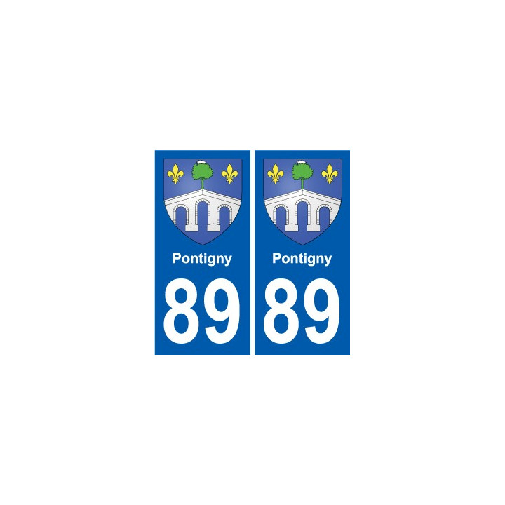 89 Auxerre wappen aufkleber typenschild aufkleber stadt