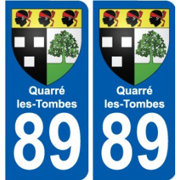 89 Auxerre blason autocollant plaque stickers ville