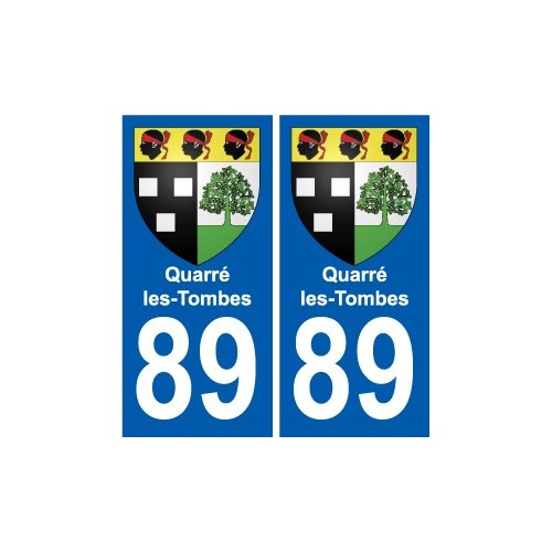 89 Auxerre blason autocollant plaque stickers ville