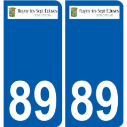 89 Auxerre logo aufkleber typenschild aufkleber stadt