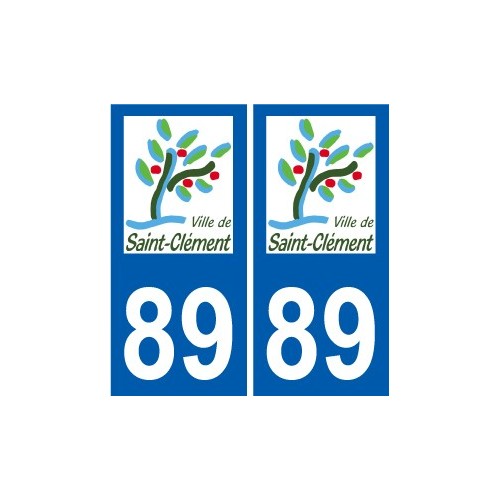 89 Auxerre logo aufkleber typenschild aufkleber stadt