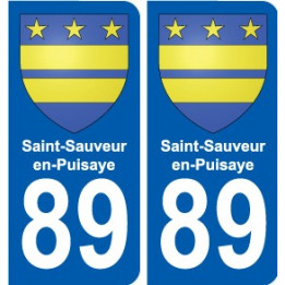 89 Auxerre wappen aufkleber typenschild aufkleber stadt