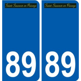 89 Auxerre logo autocollant plaque stickers ville