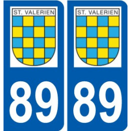 89 Auxerre logo aufkleber typenschild aufkleber stadt