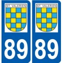 89 Auxerre logo aufkleber typenschild aufkleber stadt
