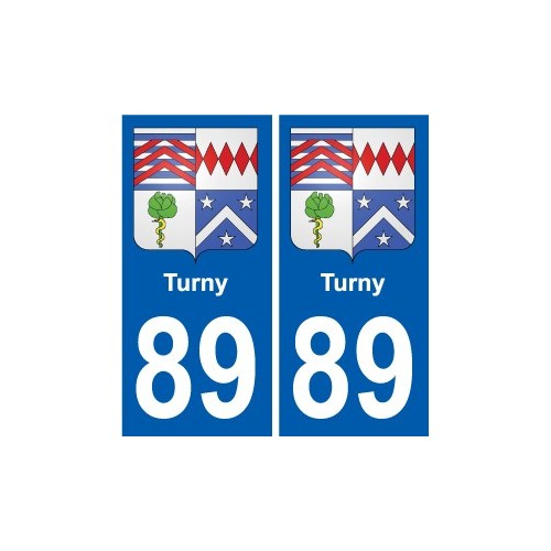 89 Auxerre stemma adesivo piastra adesivi città