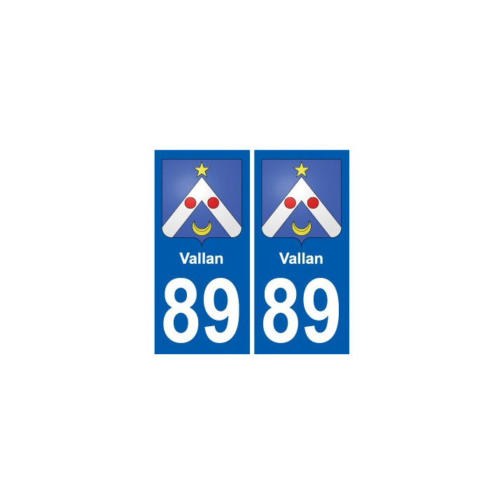 89 Auxerre blason autocollant plaque stickers ville