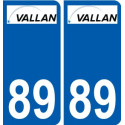 89 Auxerre logo aufkleber typenschild aufkleber stadt