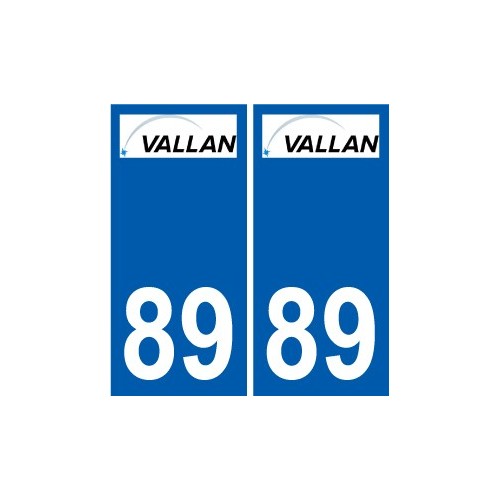 89 Auxerre logo adesivo piastra adesivi città