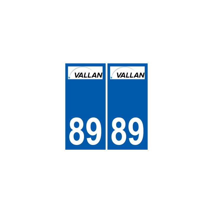 89 Auxerre logotipo de la etiqueta engomada de la placa de pegatinas de la ciudad