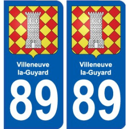 89 Auxerre blason autocollant plaque stickers ville
