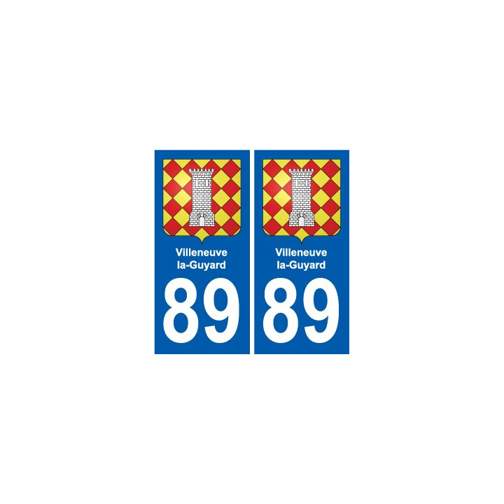 89 Auxerre wappen aufkleber typenschild aufkleber stadt