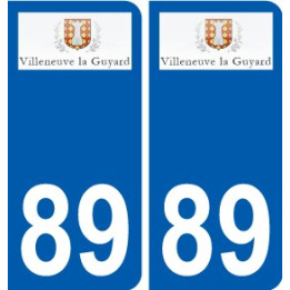 89 Auxerre logo autocollant plaque stickers ville