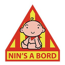 Autocollant Nin's a Bord Bébé catalan