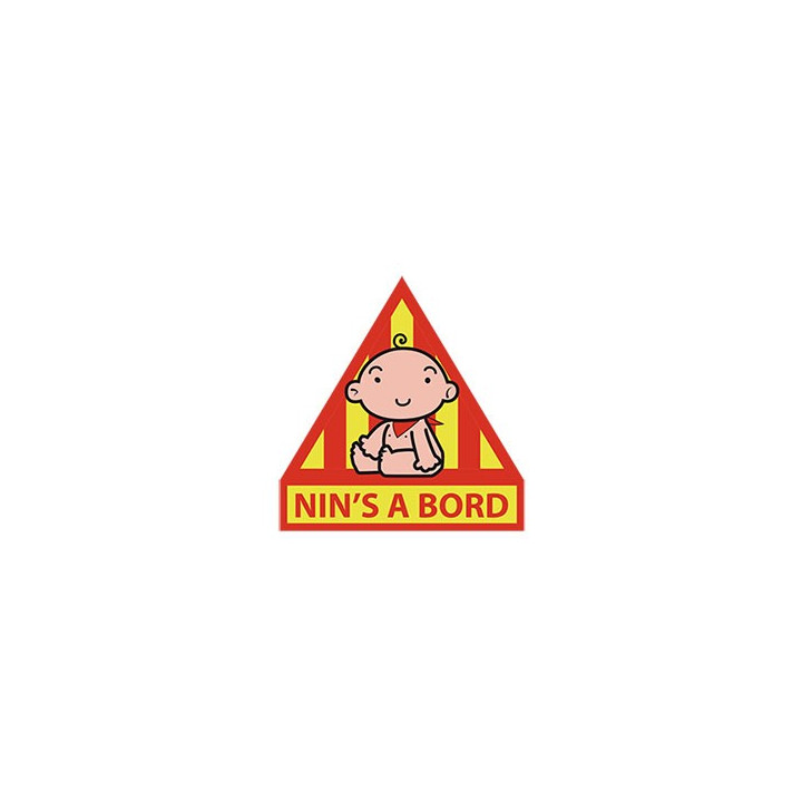 Autocollant Nin's a Bord Bébé catalan