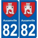 82 Septfonds wappen aufkleber typenschild aufkleber stadt