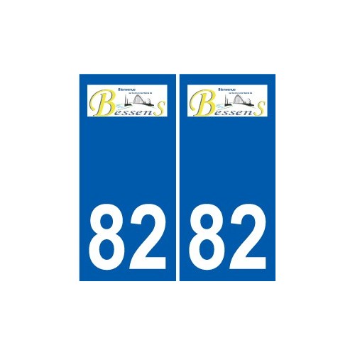 82 Septfonds wappen aufkleber typenschild aufkleber stadt