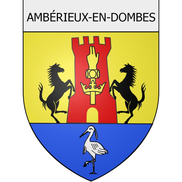 Stickers coat of arms perpignan adhesive sticker