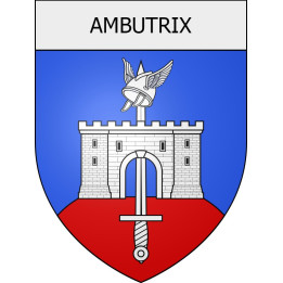 Ambutrix 01 ville Stickers blason autocollant adhésif