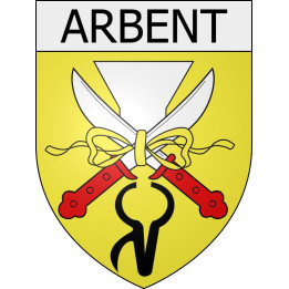 Pegatinas escudo de armas de perpignan adhesivo de la etiqueta engomada