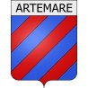 Pegatinas escudo de armas de perpignan adhesivo de la etiqueta engomada