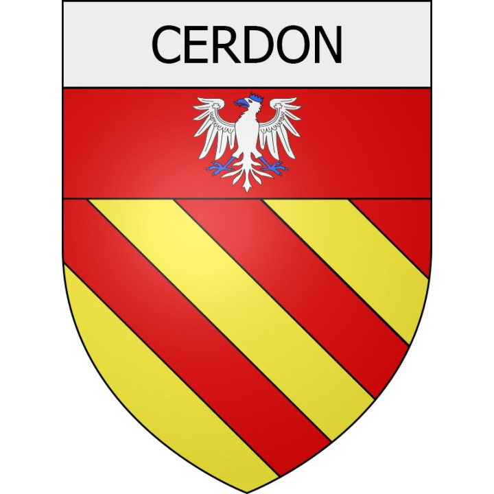 Pegatinas escudo de armas de perpignan adhesivo de la etiqueta engomada