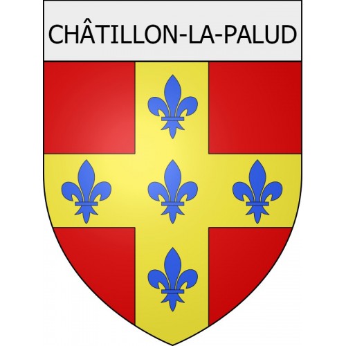 Châtillon-la-Palud  01 ville Stickers blason autocollant adhésif
