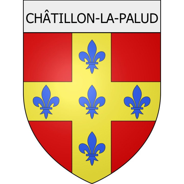 Pegatinas escudo de armas de perpignan adhesivo de la etiqueta engomada