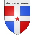 Châtillon-sur-Chalaronne 01 ville Stickers blason autocollant adhésif