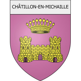 Châtillon-en-Michaille 01 ville Stickers blason autocollant adhésif
