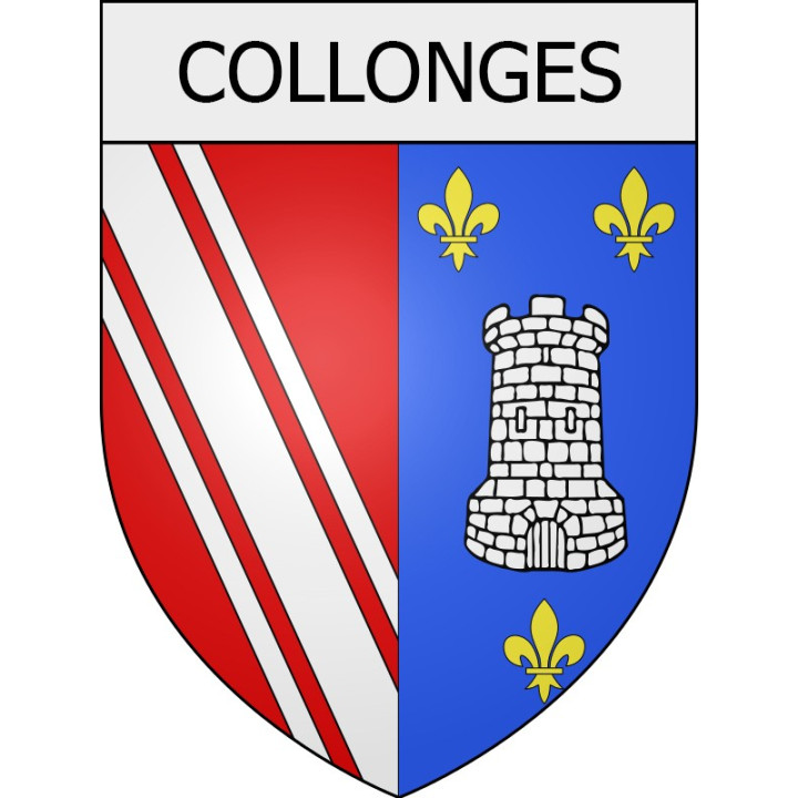 Pegatinas escudo de armas de perpignan adhesivo de la etiqueta engomada