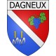 Dagneux 01 ville Stickers blason autocollant adhésif