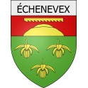 Échenevex 01 ville Stickers blason autocollant adhésif