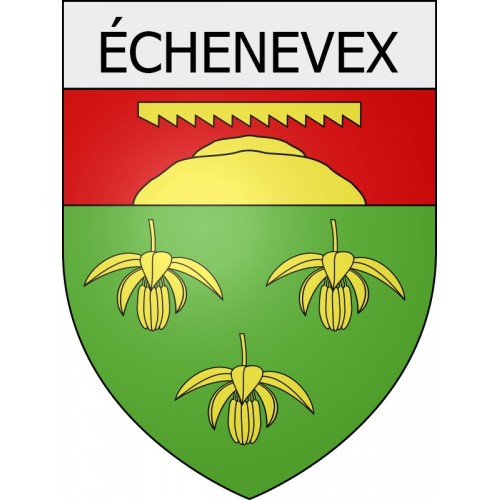 Échenevex 01 ville Stickers blason autocollant adhésif