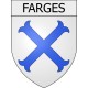 Farges 01 ville Stickers blason autocollant adhésif