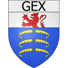 Gex 01 ville Stickers blason autocollant adhésif