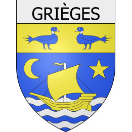 Pegatinas escudo de armas de perpignan adhesivo de la etiqueta engomada