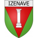 izenave 01 ville Stickers blason autocollant adhésif
