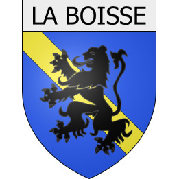 la-boisse 01 ville Stickers blason autocollant adhésif