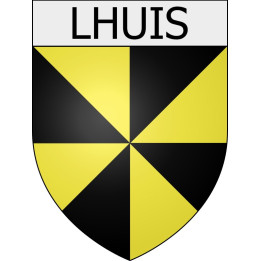 lhuis 01 ville Stickers blason autocollant adhésif