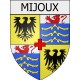 Mijoux 01 ville Stickers blason autocollant adhésif