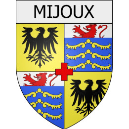 Mijoux 01 ville Stickers blason autocollant adhésif