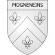 Pegatinas escudo de armas de perpignan adhesivo de la etiqueta engomada