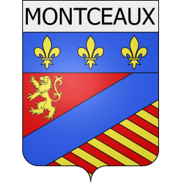 montceaux 01 ville Stickers blason autocollant adhésif