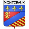montceaux 01 ville Stickers blason autocollant adhésif