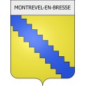 montrevel-en-bresse 01 ville Stickers blason autocollant adhésif