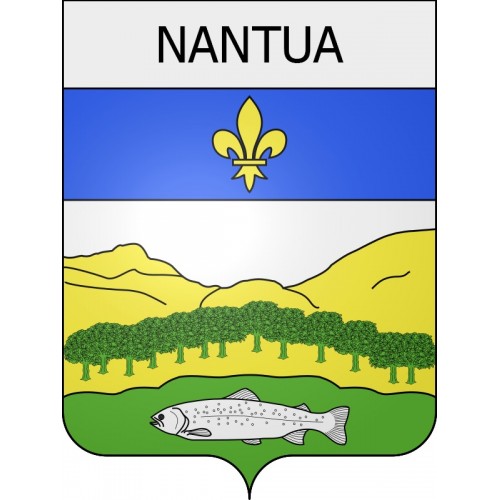 nantua 01 ville Stickers blason autocollant adhésif