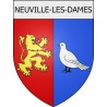 neuville-les-dames 01 ville Stickers blason autocollant adhésif