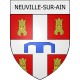 neuville-sur-ain 01 ville Stickers blason autocollant adhésif